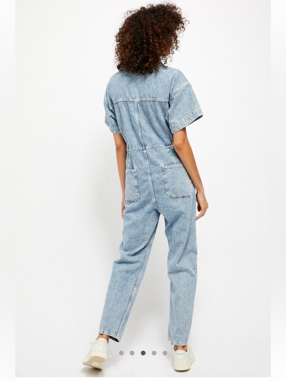 Free People Blue Denim Marci Jumpsuit REVOLVE - Picture 3 of 10